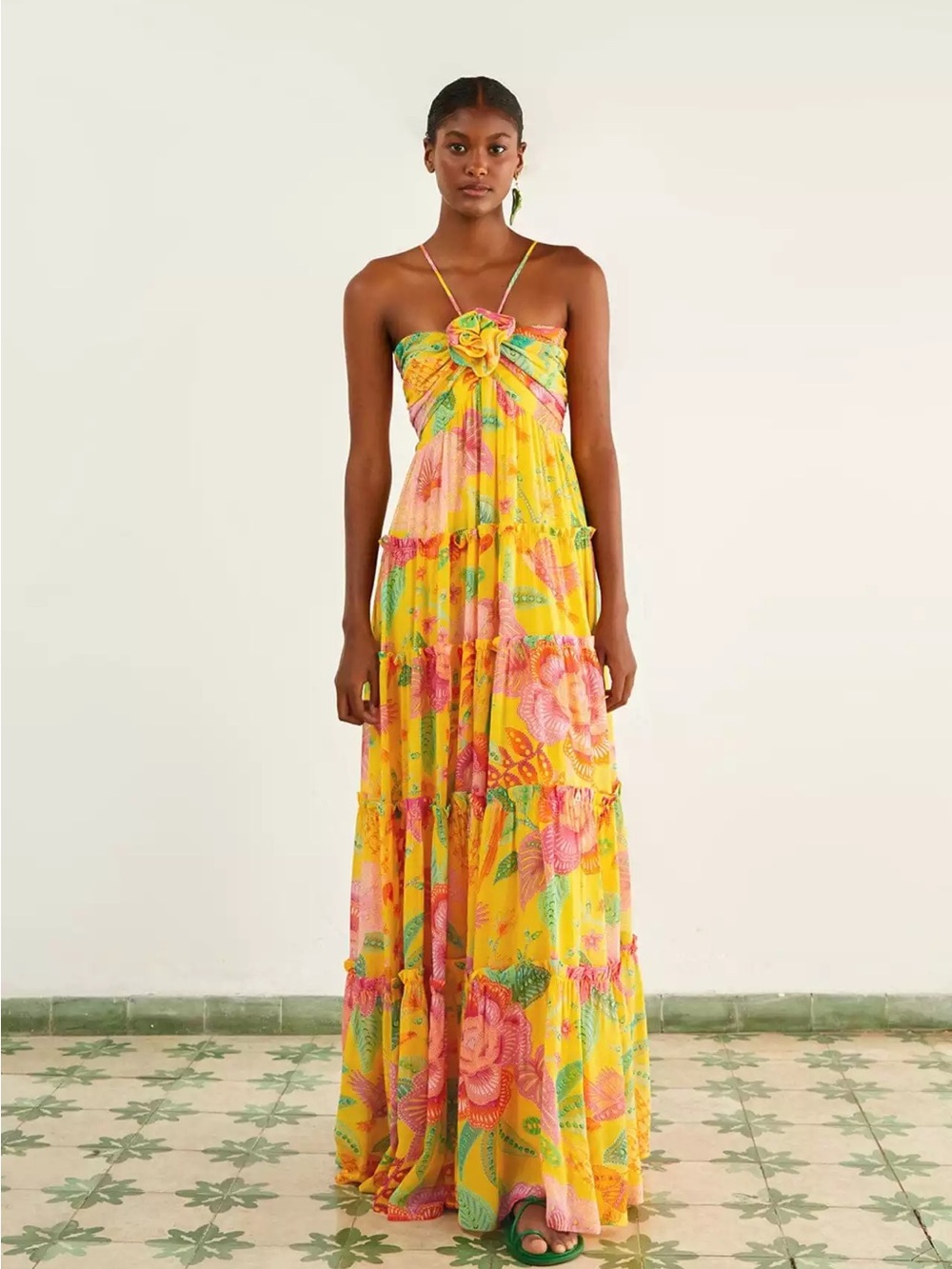 Farm Rio Macaw Dress Size Small